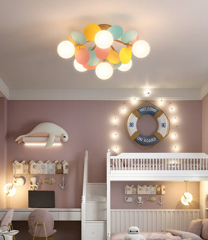 Round Macaron Overhead fixture Ceiling Lamp