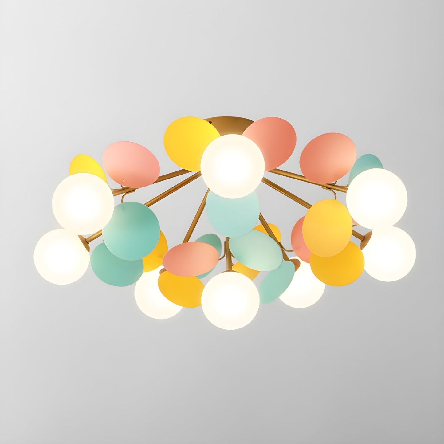 Round Macaron Overhead fixture Ceiling Lamp