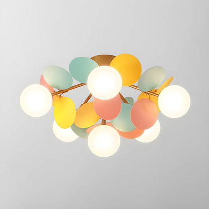 Round Macaron Overhead fixture Ceiling Lamp