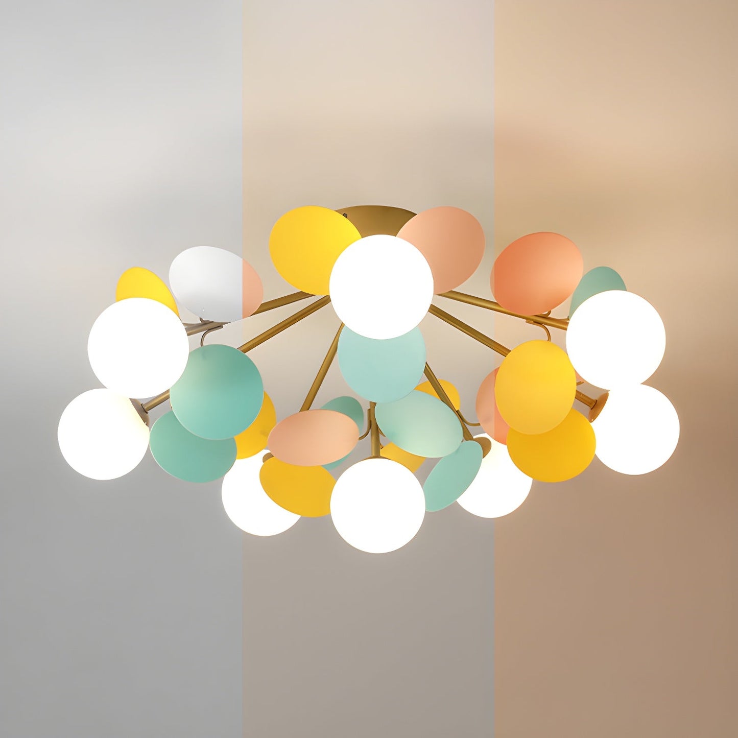 Round Macaron Overhead fixture Ceiling Lamp