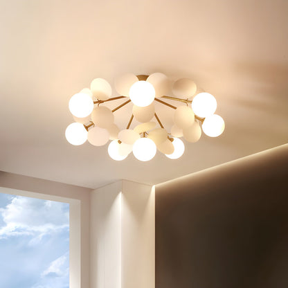 Round Macaron Overhead fixture Ceiling Lamp