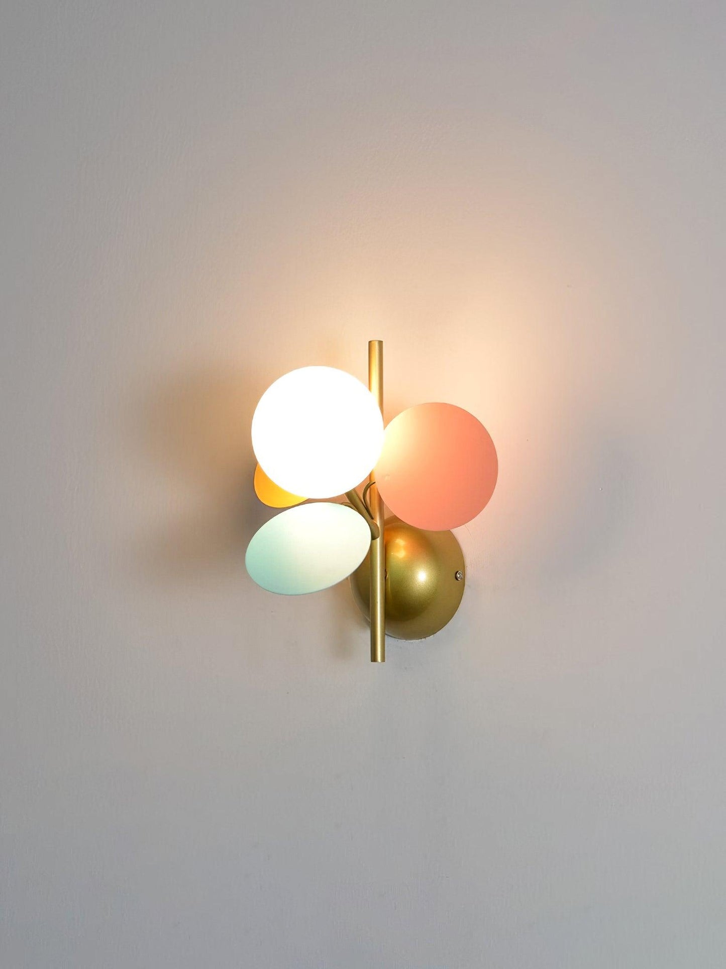 Round Macaron Sconce Wall Lamp