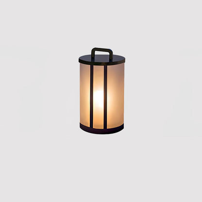 Round Pillar Acrylic Lantern Floodlight Outdoor Lamp