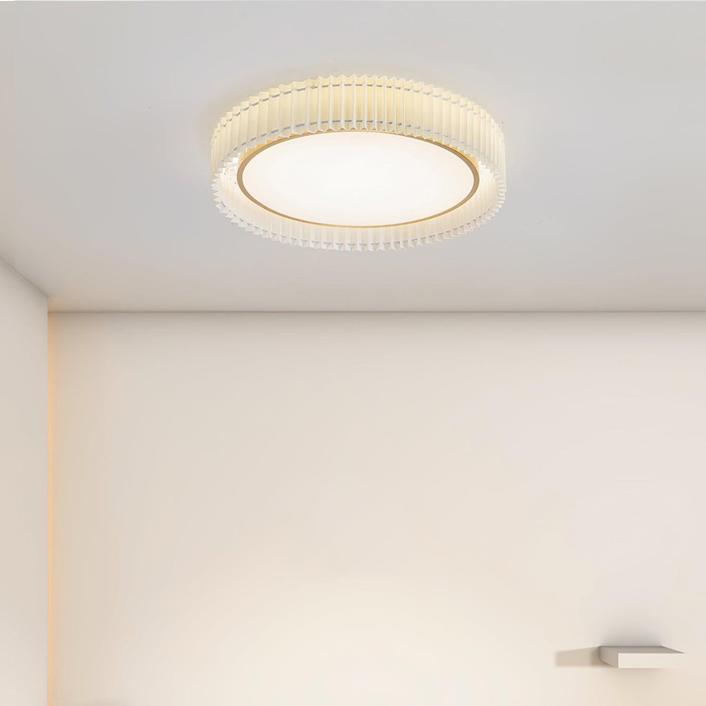 Round Pleated Ceiling-mounted light Ceiling Lamp