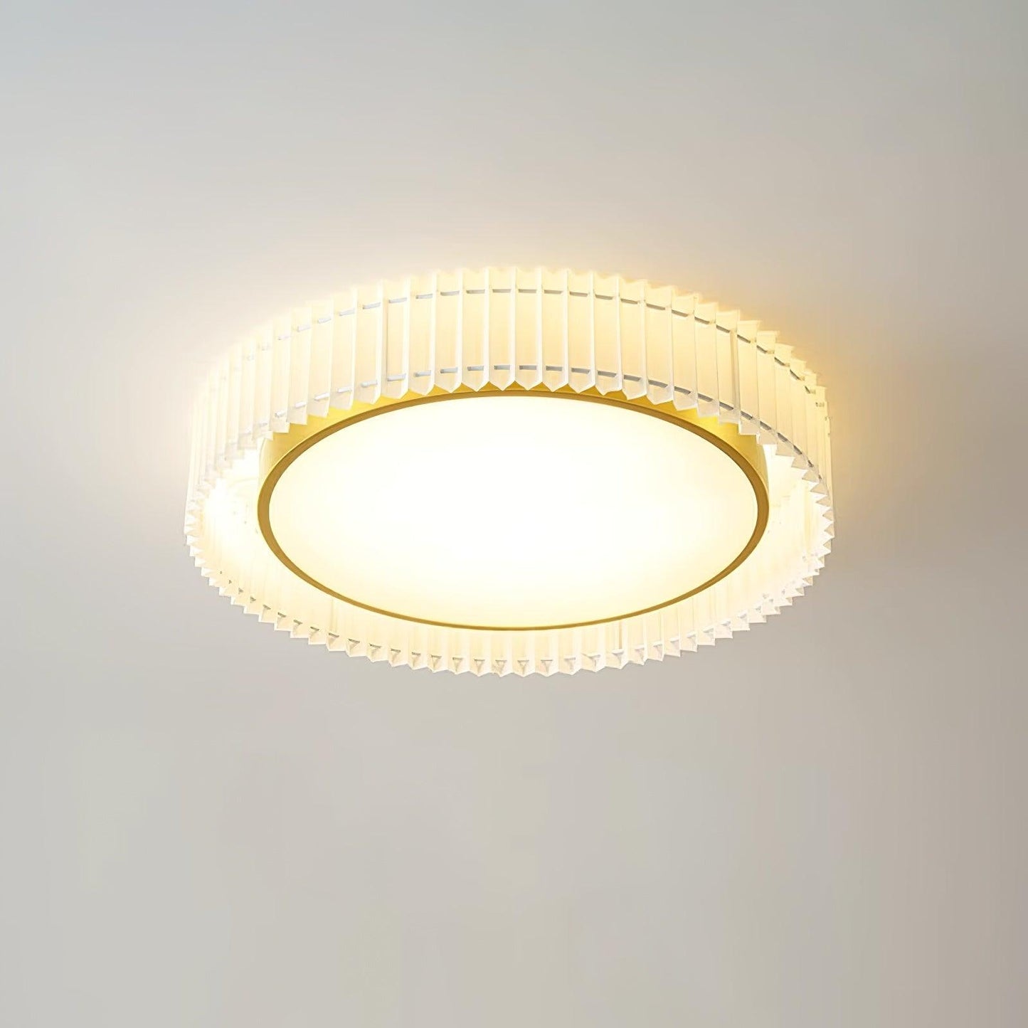 Round Pleated Ceiling-mounted light Ceiling Lamp