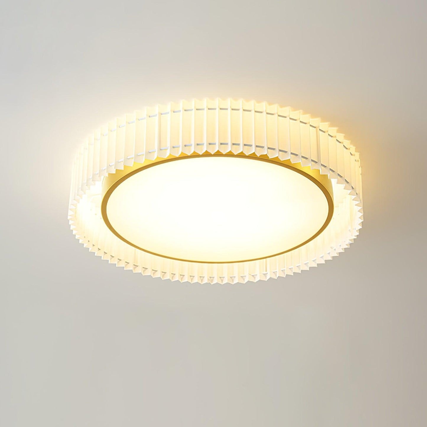 Round Pleated Ceiling-mounted light Ceiling Lamp