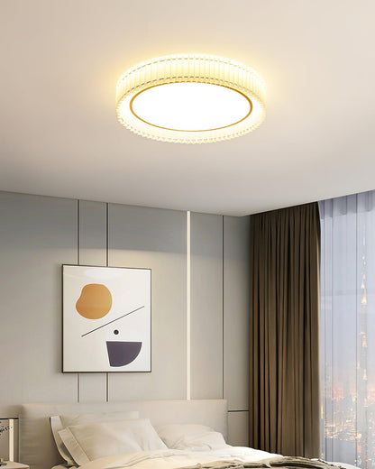 Round Pleated Ceiling-mounted light Ceiling Lamp