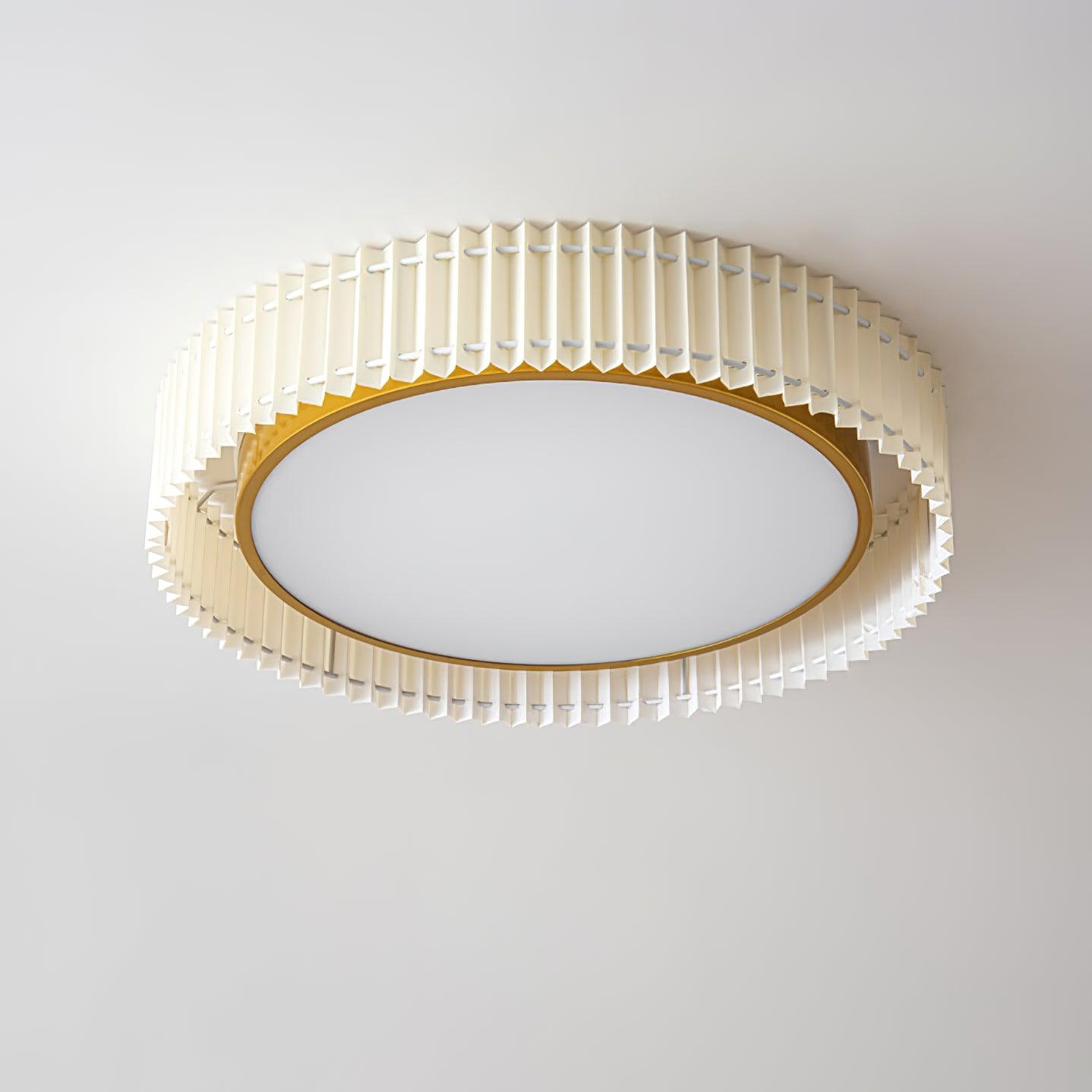 Round Pleated Ceiling-mounted light Ceiling Lamp