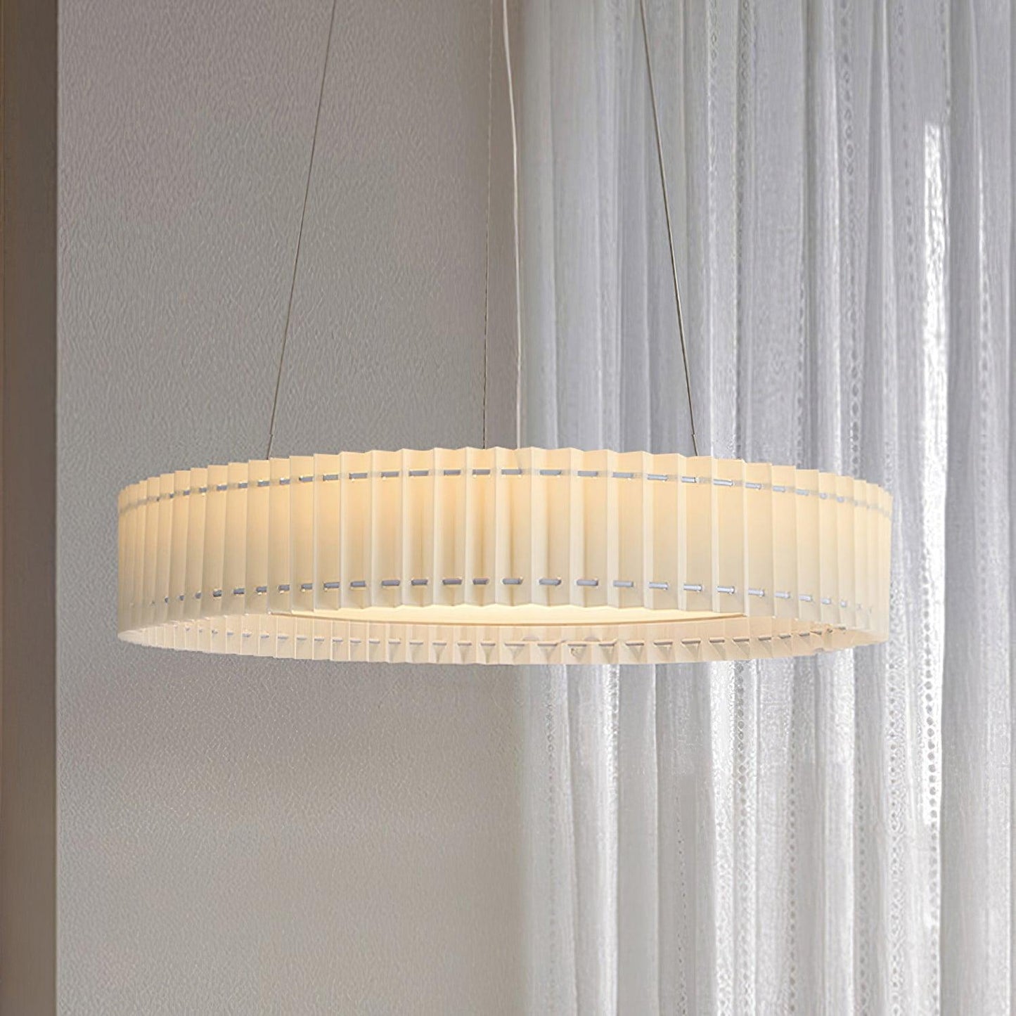 Round Pleated Houselight Pendant Lamp