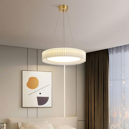 Round Pleated Houselight Pendant Lamp