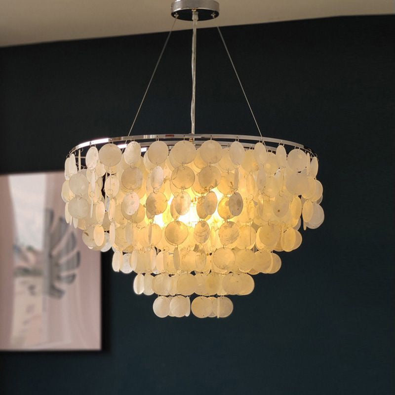 Round Shell Pendant light Chandelier