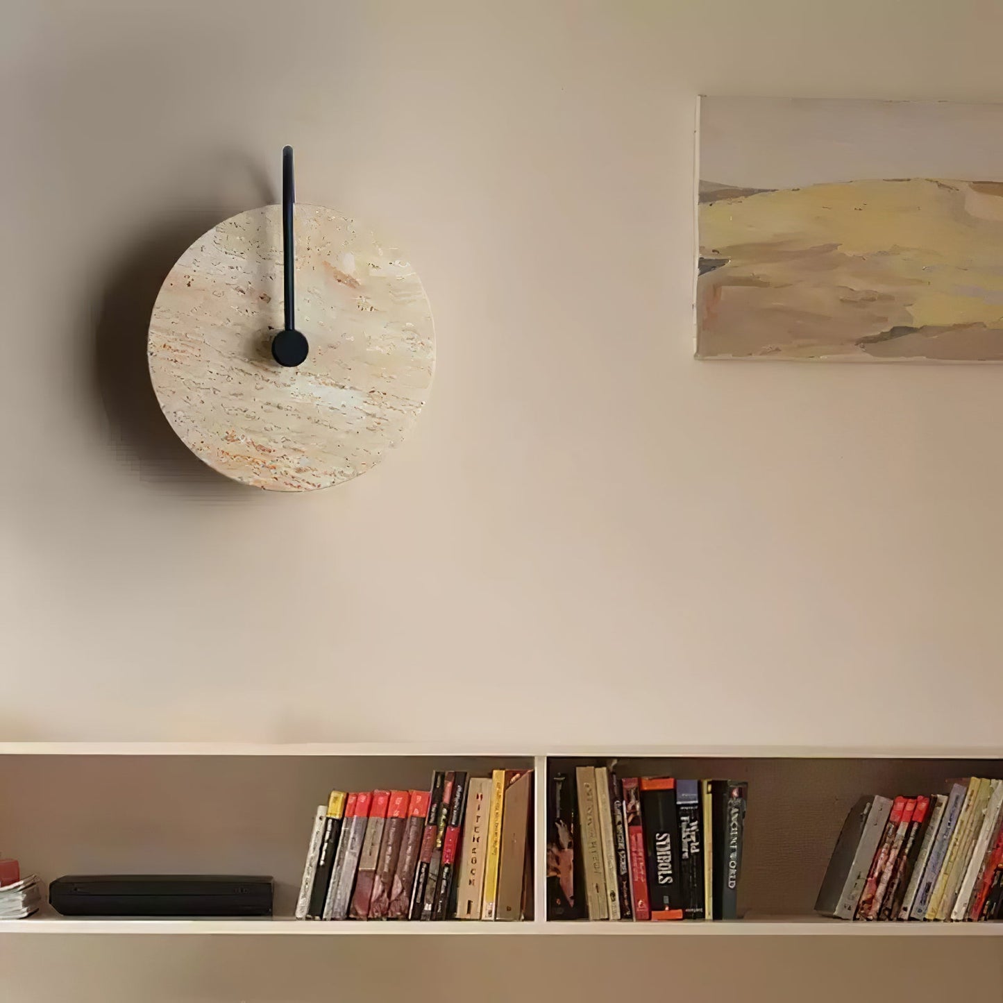 Round Travertine Wall-mounted light Wall Lamp