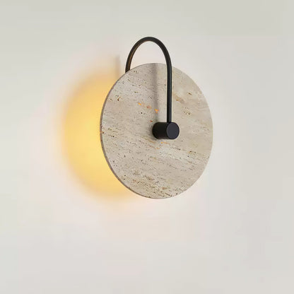 Round Travertine Wall-mounted light Wall Lamp