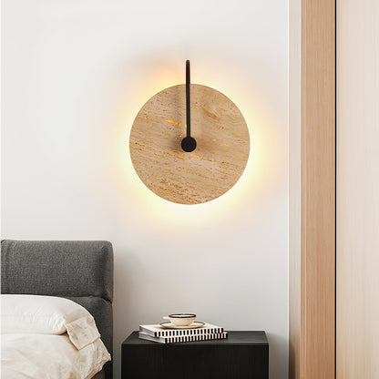 Round Travertine Wall-mounted light Wall Lamp