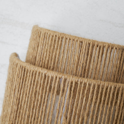 Rustic Weave Wall Lamp