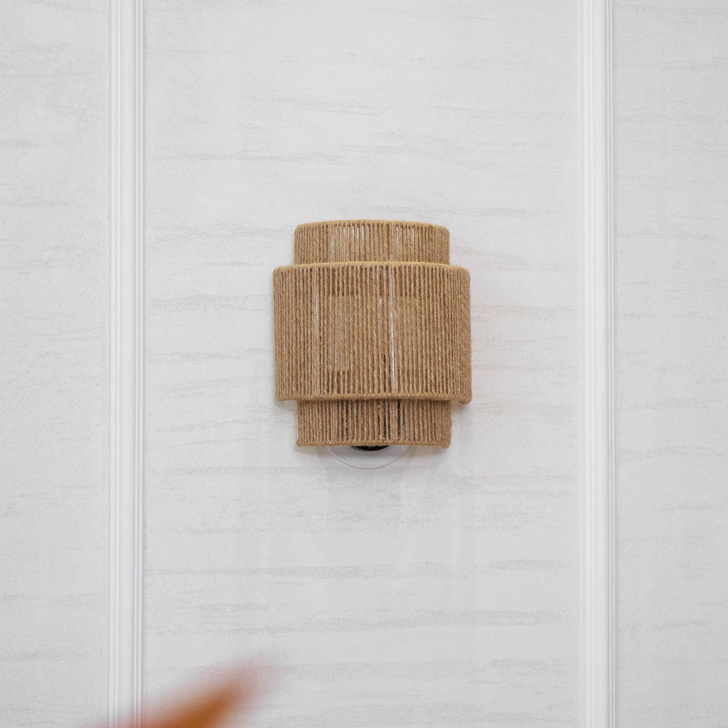 Rustic Weave Wall Lamp