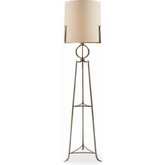 Century Furniture Grand Tour Polished Steel Floor Lamp