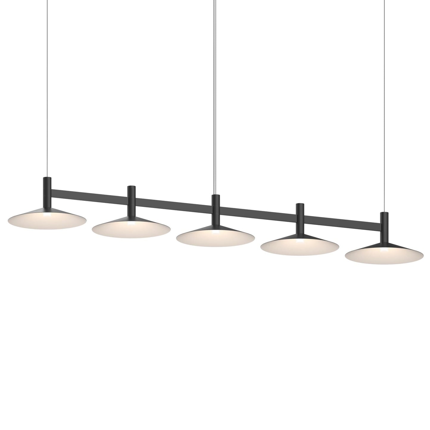 Sonneman Systema Staccato 57 Inch 5 Light Led Linear Suspension Light Cp764393