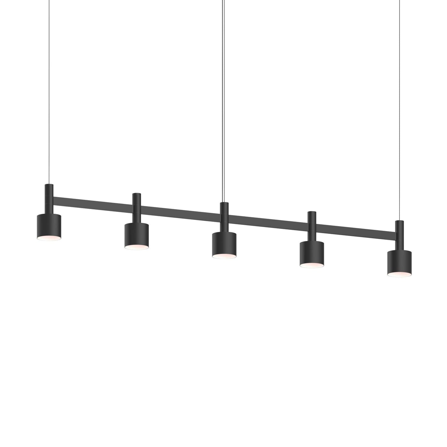 Sonneman Systema Staccato 57 Inch 5 Light Led Linear Suspension Light Cp764391