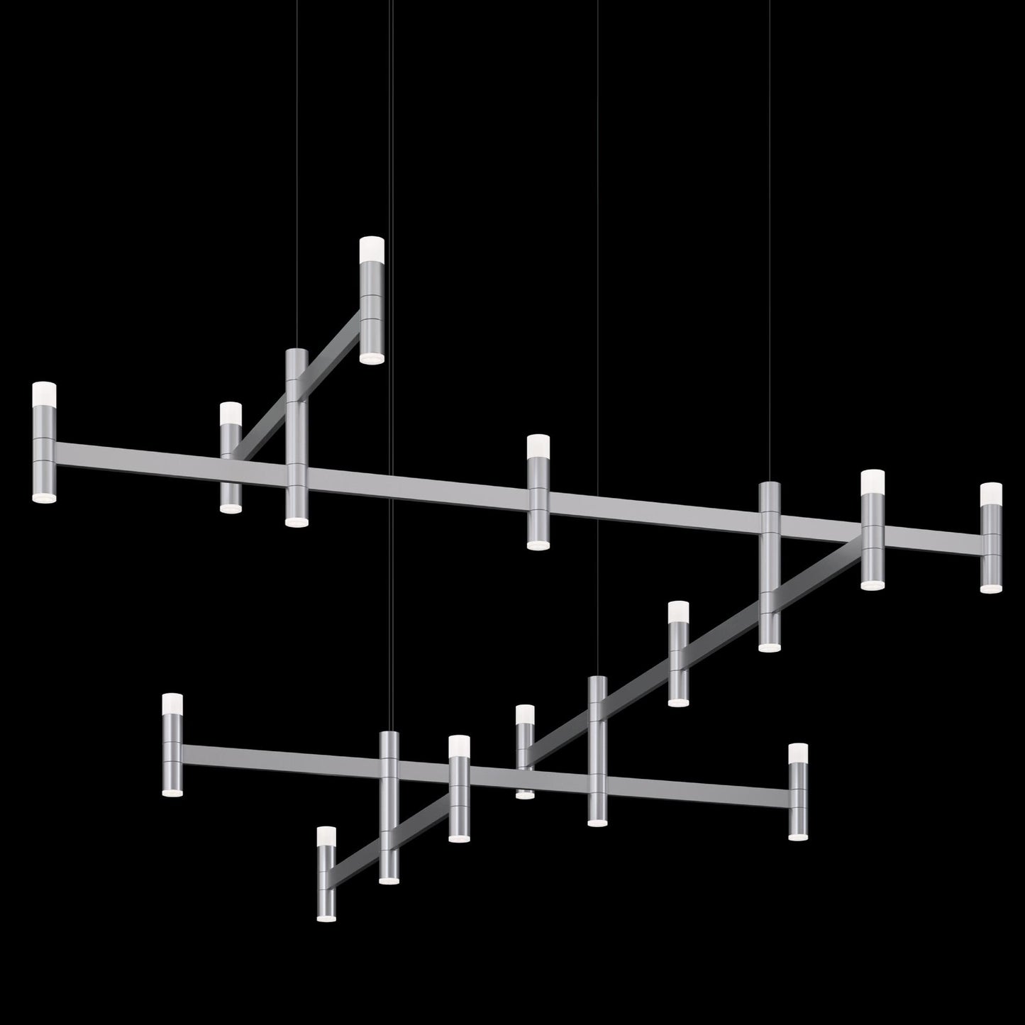 Sonneman Systema Staccato 57 Inch Led Linear Suspension Light Cp749314