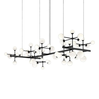 Sonneman Sonneman Nebula 95 Inch 19 Light Led Linear Suspension Light Cp516227