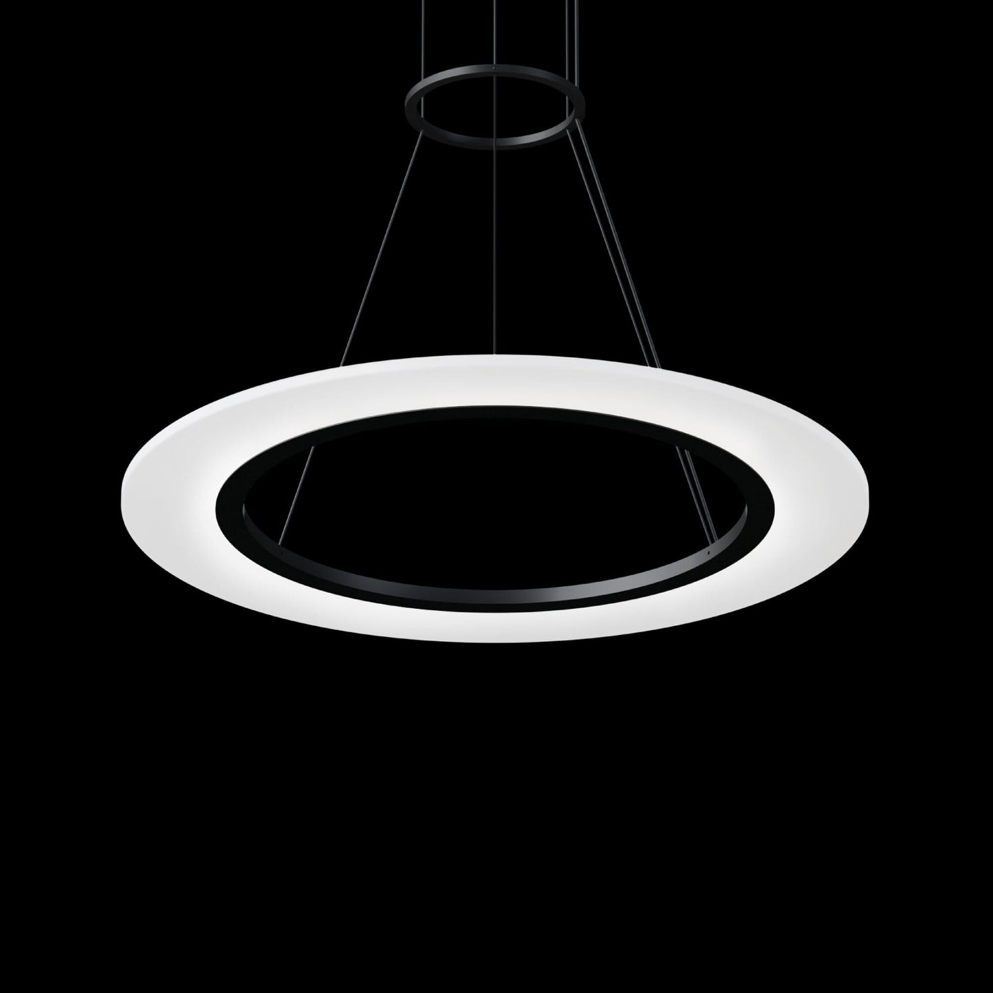 Sonneman Arctic Rings 23 Inch Led Large Pendant Cp756035