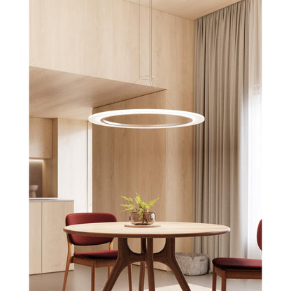 Sonneman Arctic Rings 30 Inch Led Large Pendant Cp756036