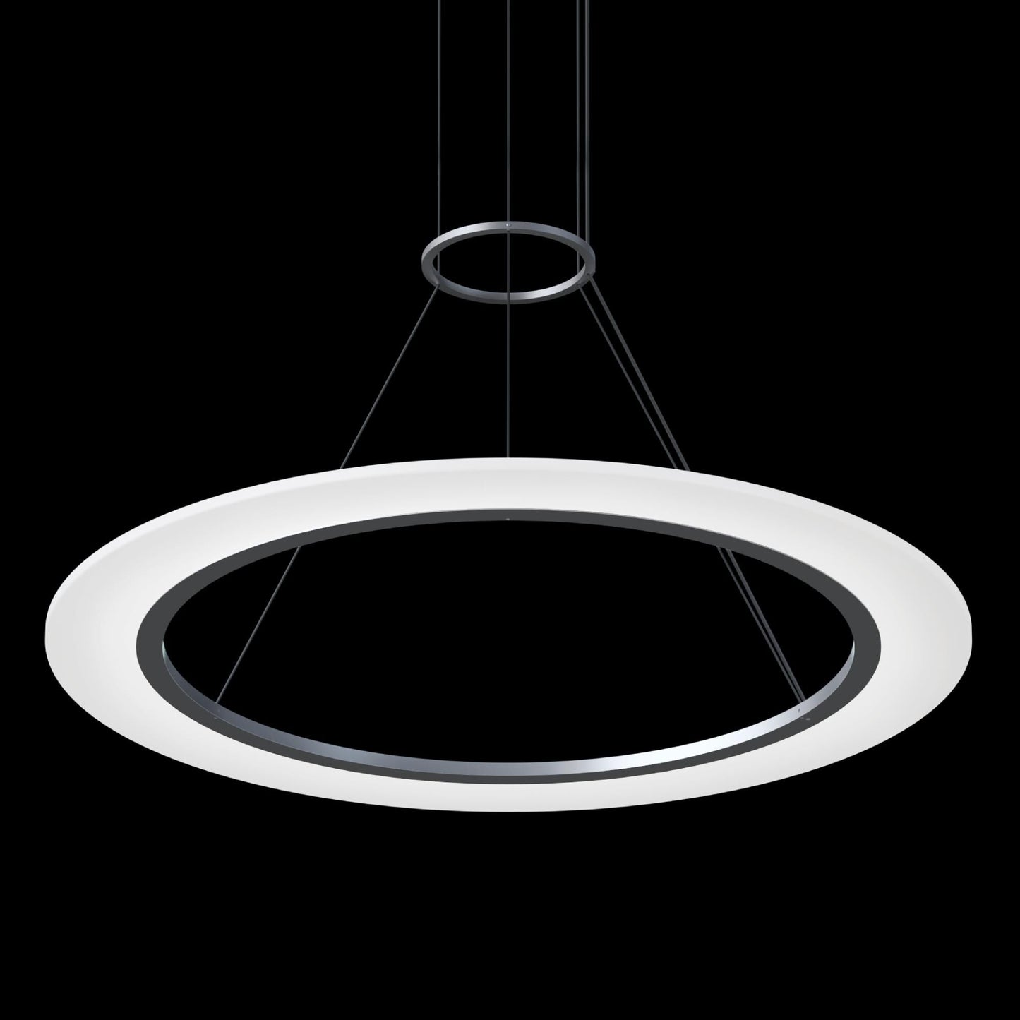 Sonneman Arctic Rings 30 Inch Led Large Pendant Cp756036