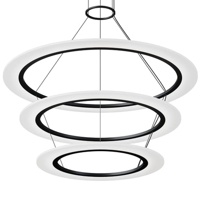 Sonneman Arctic Rings 37 Inch Led Chandelier Cp756030