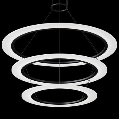 Sonneman Arctic Rings 37 Inch Led Chandelier Cp756030