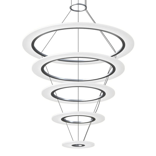 Sonneman Arctic Rings 37 Inch Led Chandelier Cp756032