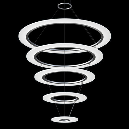 Sonneman Arctic Rings 37 Inch Led Chandelier Cp756032