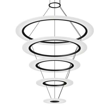 Sonneman Arctic Rings 37 Inch Led Chandelier Cp756032