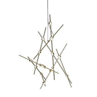 Sonneman Constellation 25 Inch 13 Light Led Chandelier Cp785902