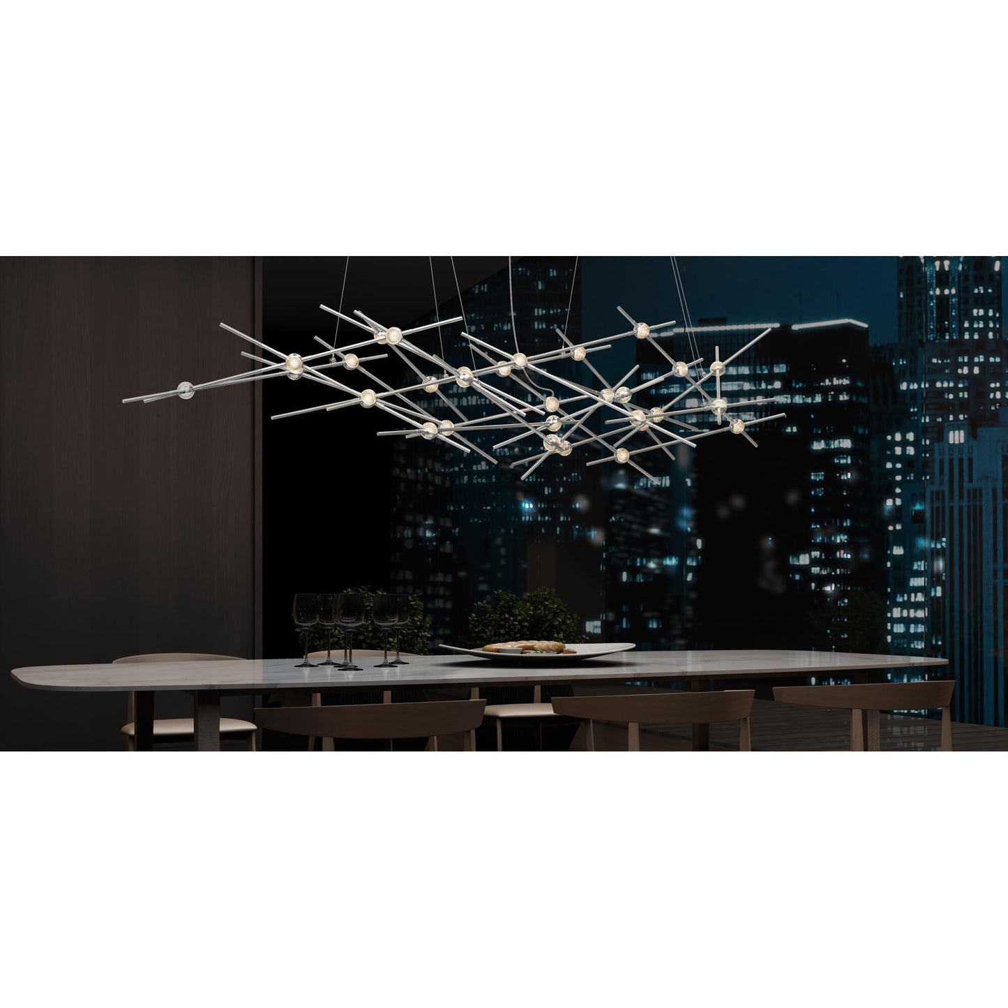 Sonneman Robert Sonneman Constellation Ursa Major 92 Inch Led Large Pendant Cp33856