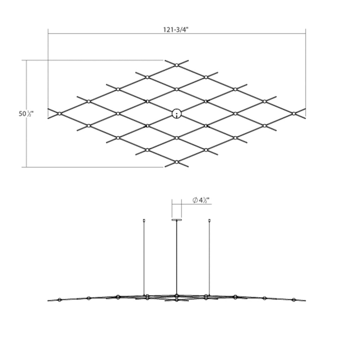 Sonneman Constellation 121 Inch Led Large Pendant Cp381134