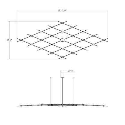 Sonneman Constellation 121 Inch Led Large Pendant Cp381134