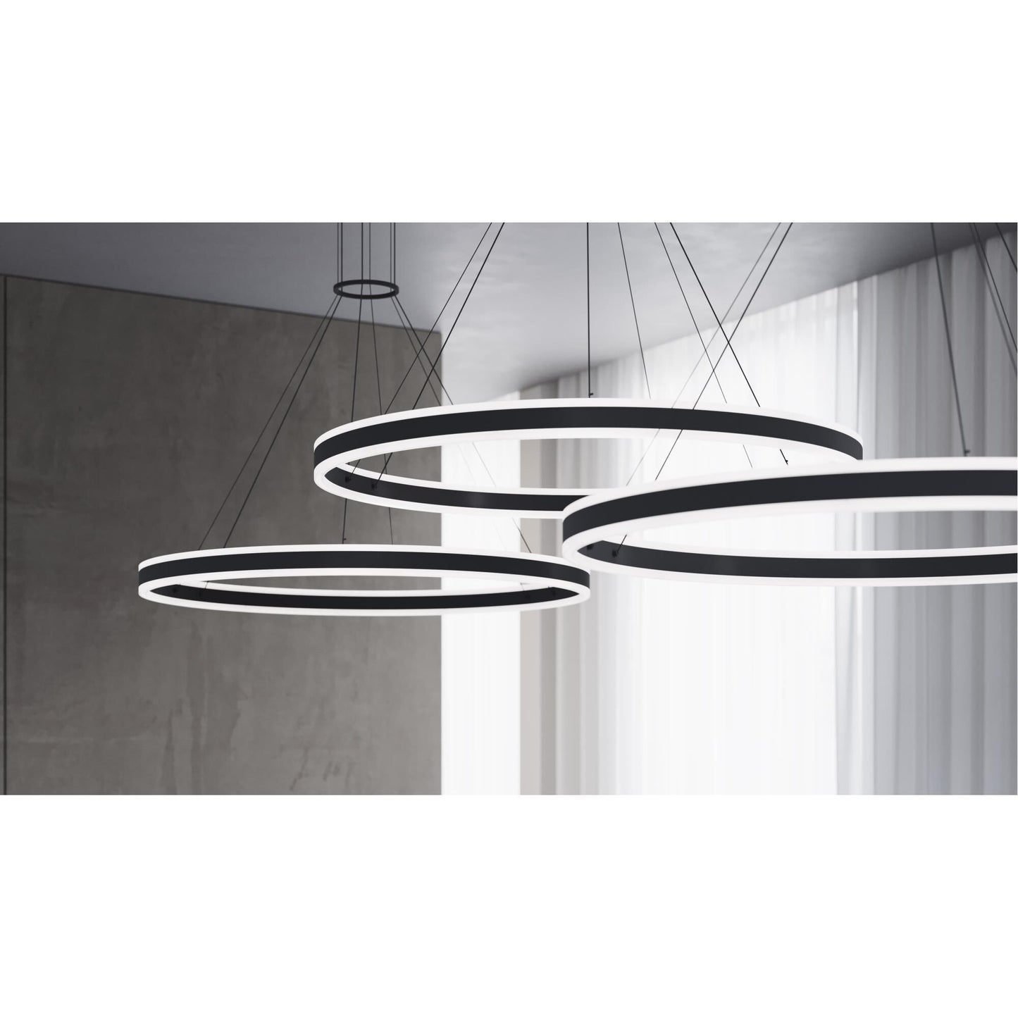 Sonneman Robert Sonneman Double Corona 47 Inch Led Large Pendant Cp36287