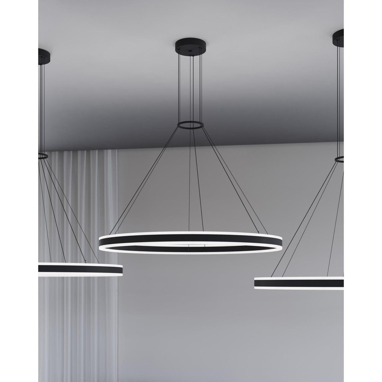 Sonneman Robert Sonneman Double Corona 47 Inch Led Large Pendant Cp36287