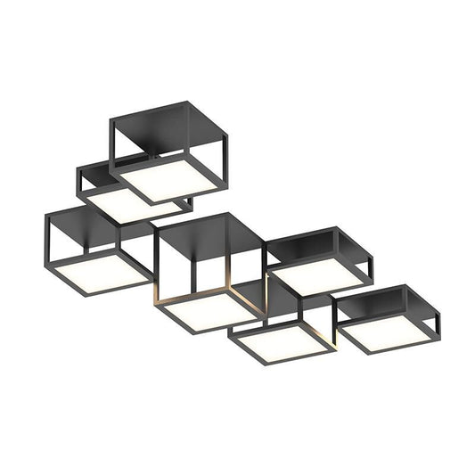 Sonneman Sonneman Cubix 84 Inch 7 Light Led Flush Mount Cp516206