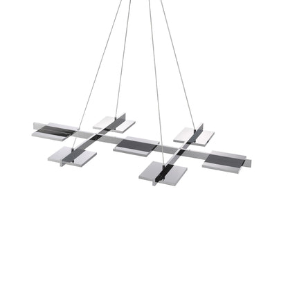 Sonneman Robert Sonneman Panels 39 Inch 7 Light Led Linear Suspension Light Cp40420