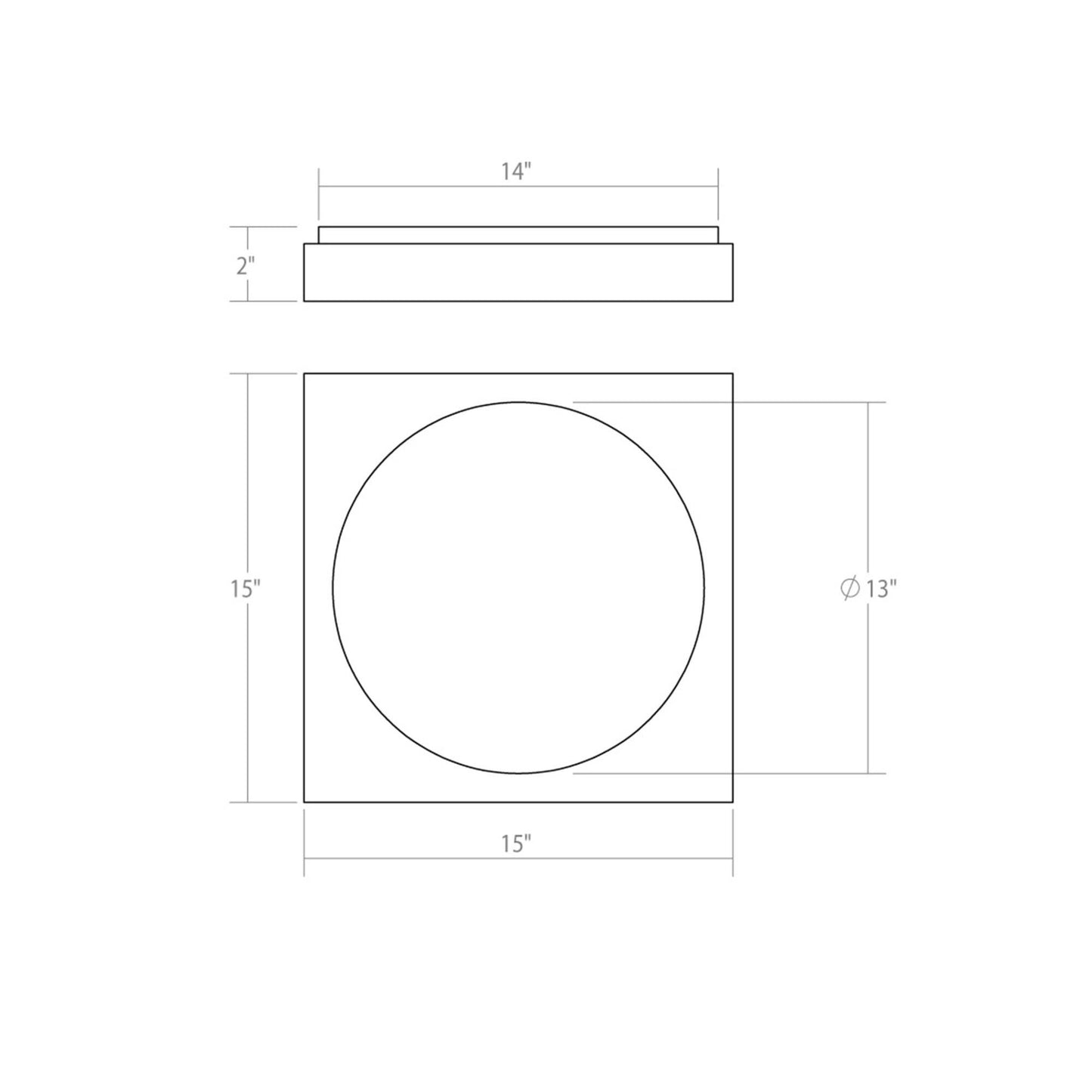 Sonneman Sonneman Vuoto 15 Inch Led Wall Sconce Cp516305