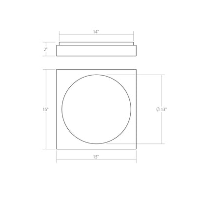 Sonneman Sonneman Vuoto 15 Inch Led Wall Sconce Cp516305