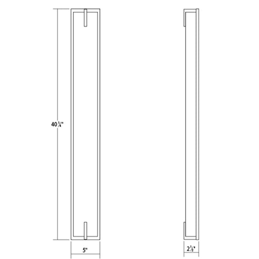 Sonneman Robert Sonneman New Edge 40 Inch Led Bath Vanity Light Cp56108