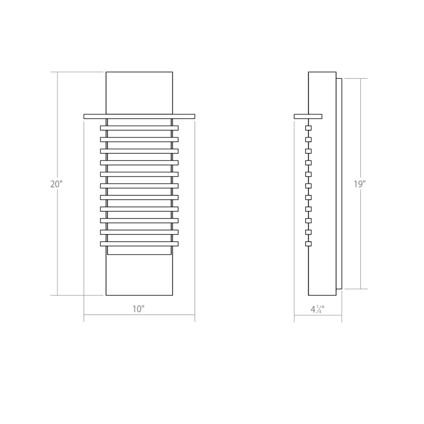 Sonneman Sonneman Kengo 20 Inch Led Wall Sconce Cp516314