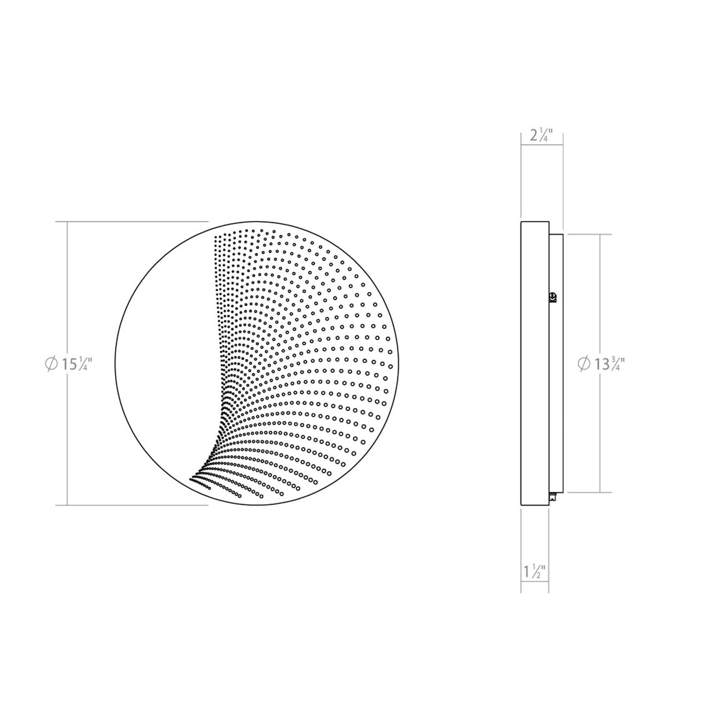 Sonneman Sonneman Dotwave 15 Inch Led Wall Sconce Cp516304