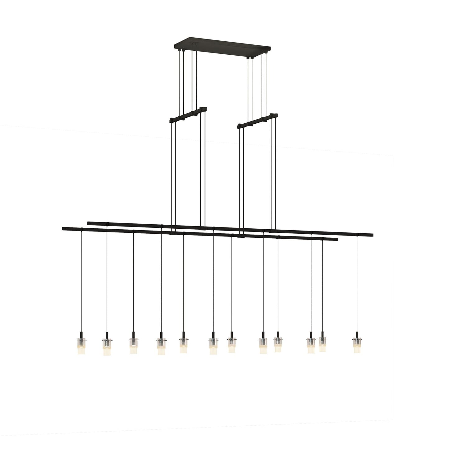 Sonneman Robert Sonneman Suspenders 48 Inch 12 Light Led Linear Suspension Light Cp441111