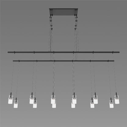 Sonneman Robert Sonneman Suspenders 48 Inch 12 Light Led Linear Suspension Light Cp441111