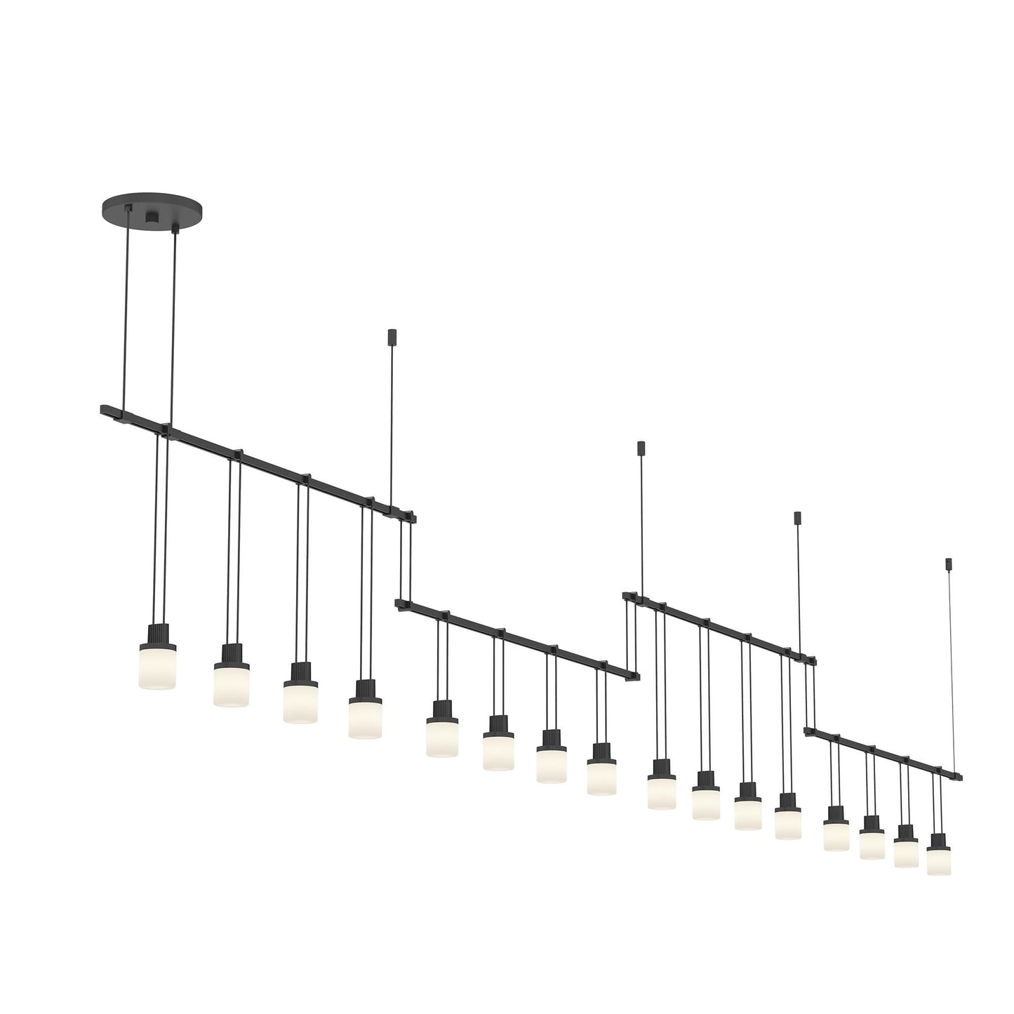 Sonneman Robert Sonneman Suspenders 136 Inch 16 Light Led Linear Suspension Light Cp441098