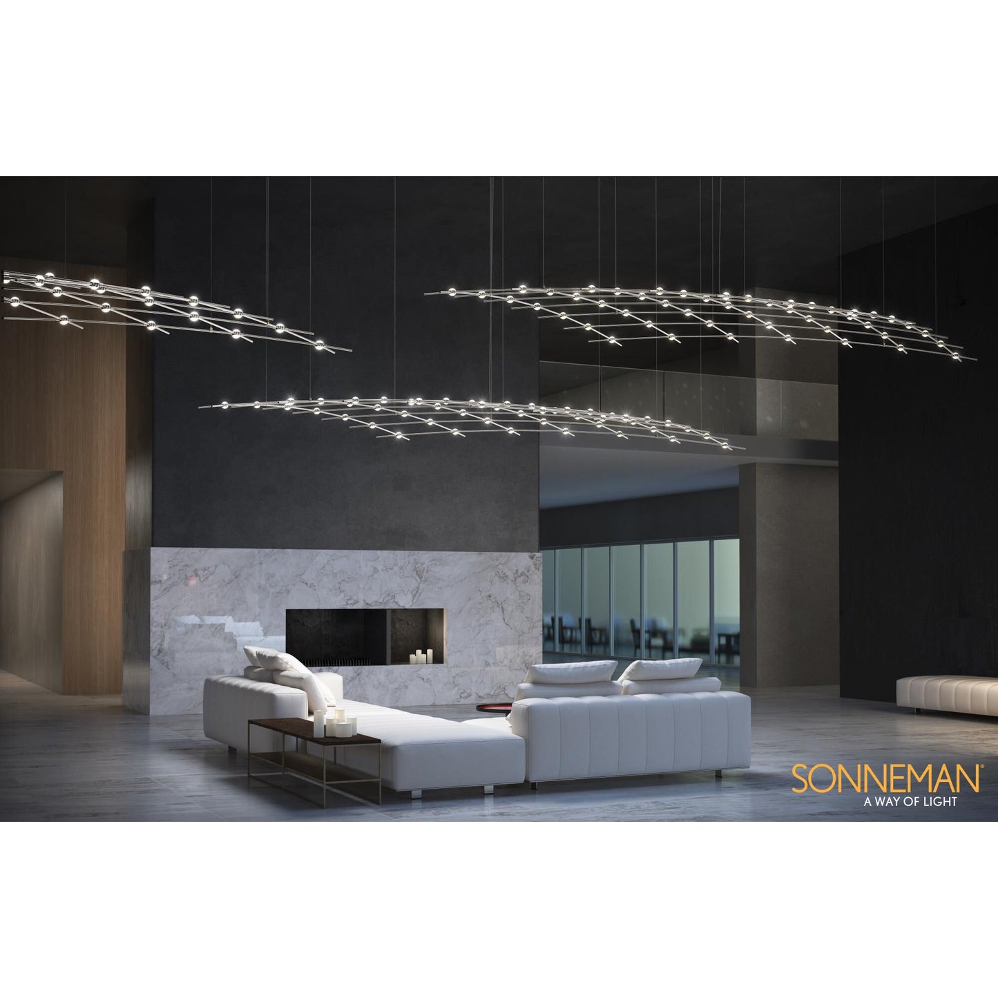 Sonneman Constellation 177 Inch Led Large Pendant Cp381135